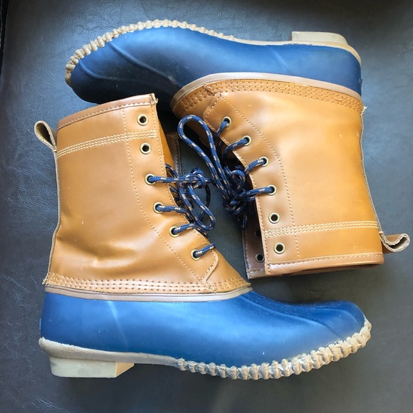 lands end lined duck boots